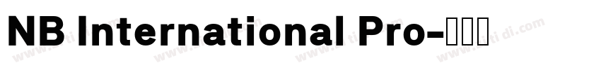 NB International Pro字体转换